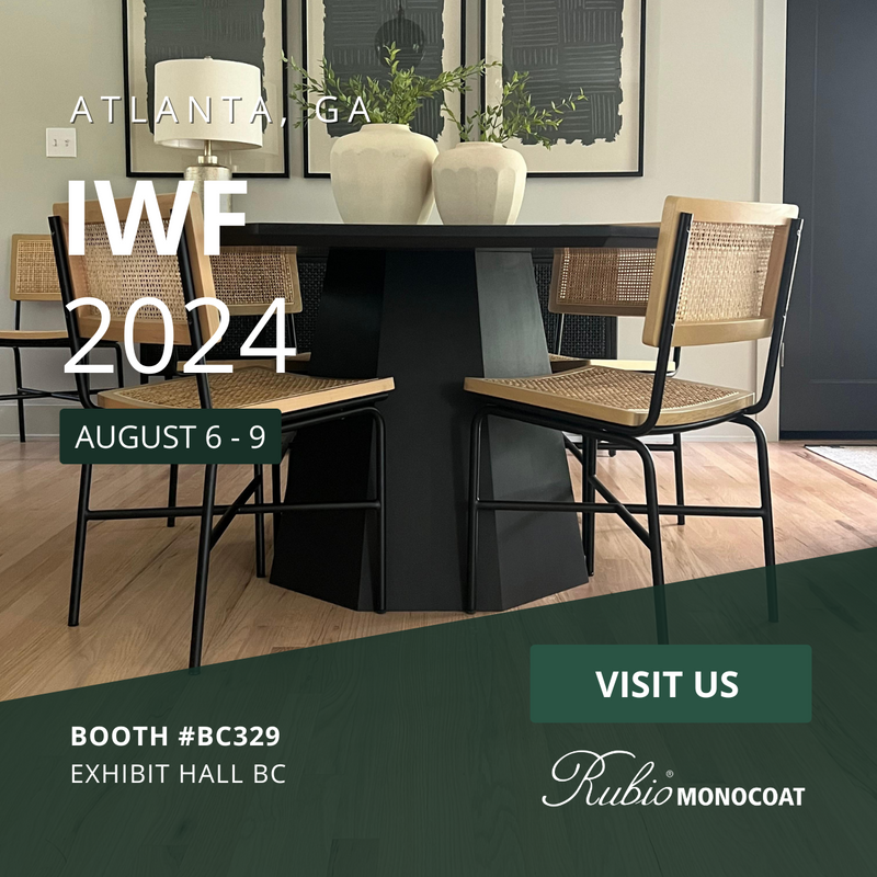 Rubio Monocoat will be located at Booth BC329 at IWF 2024