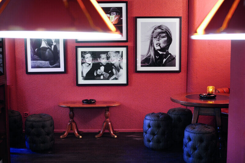 Unique restaurant with wooden floors finished with Rubio Monocoat products.