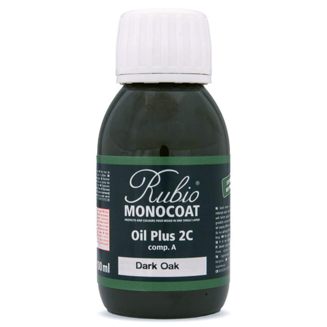 Rubio Monocoat Oil Plus 2C 100 Milliliter Dark Oak