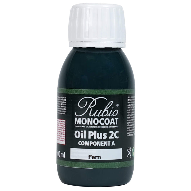 Rubio Monocoat Oil Plus 2C 100 Milliliter Fern
