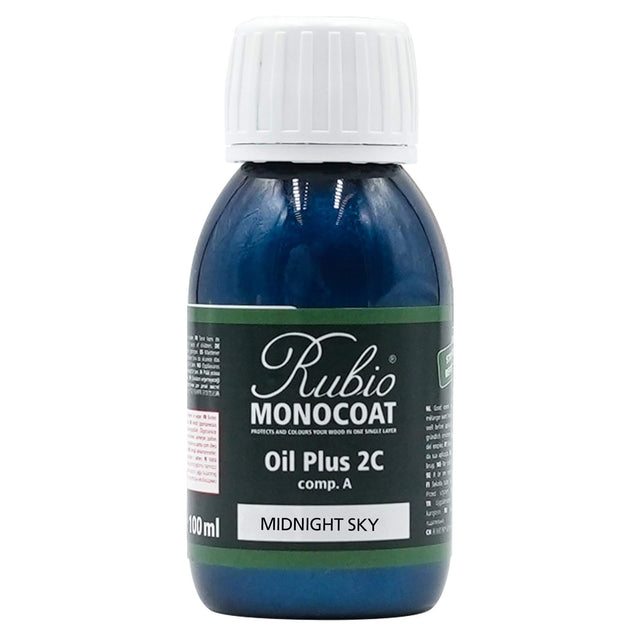 Rubio Monocoat Oil Plus 2C 100 Milliliter Midnight Sky