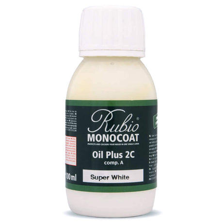 Rubio Monocoat Oil Plus 2C 100 Milliliter Super White