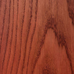 Rubio Monocoat Oil Plus 2C Red Velvet shown on solid White Oak