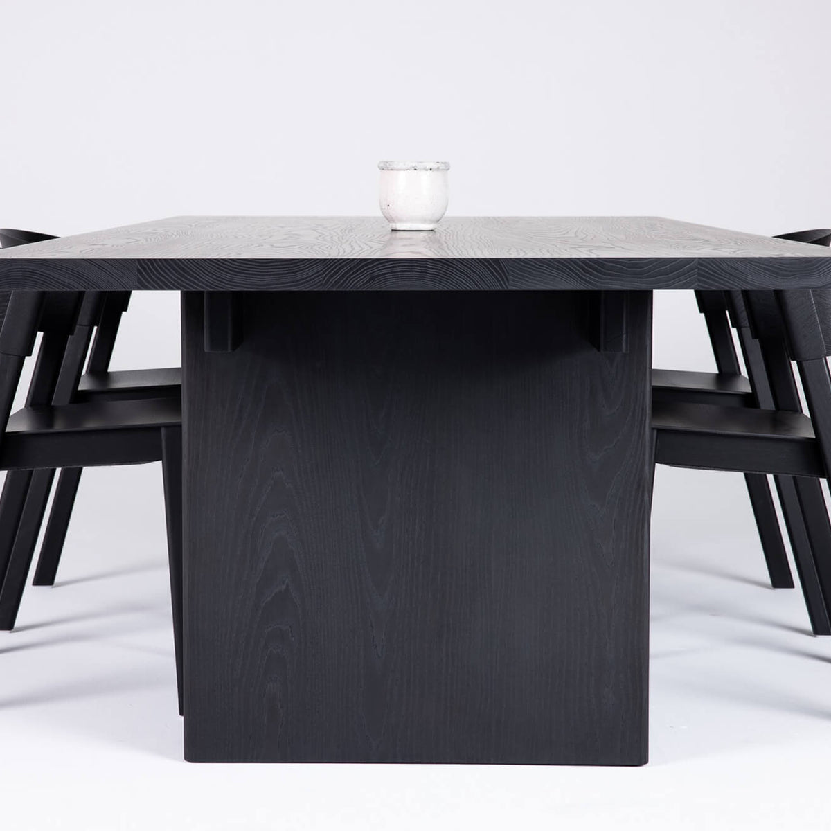 Black Stained Ash Dining Table – Rubio Monocoat Canada
