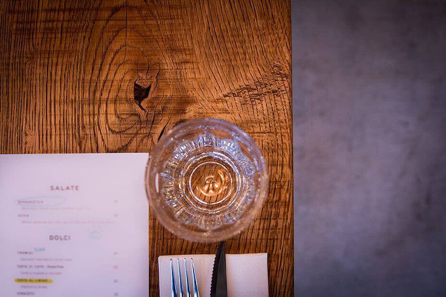 Beautiful details of restaurant furniture finished with Rubio Monocoat.