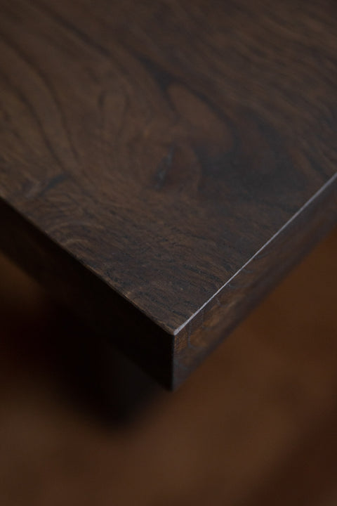 White oak colored and protected with Rubio Monocoat Oil Plus 2C hardwax oil wood stain and finish.