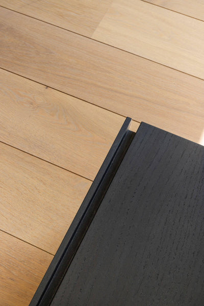 Details of wooden floor finished with Rubio Monocoat.