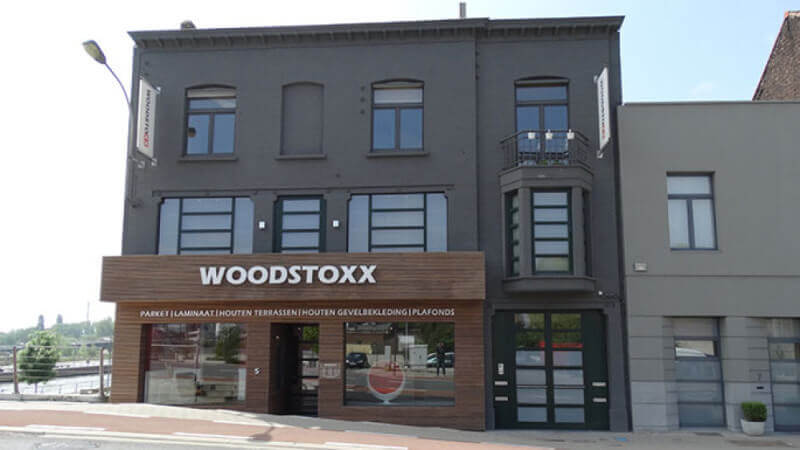 A wooden facade finishing using an exterior grade wood finishing oil.