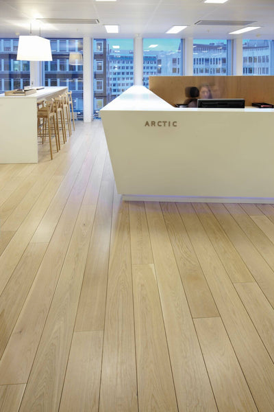 Hardwax oil wood finished flooring.