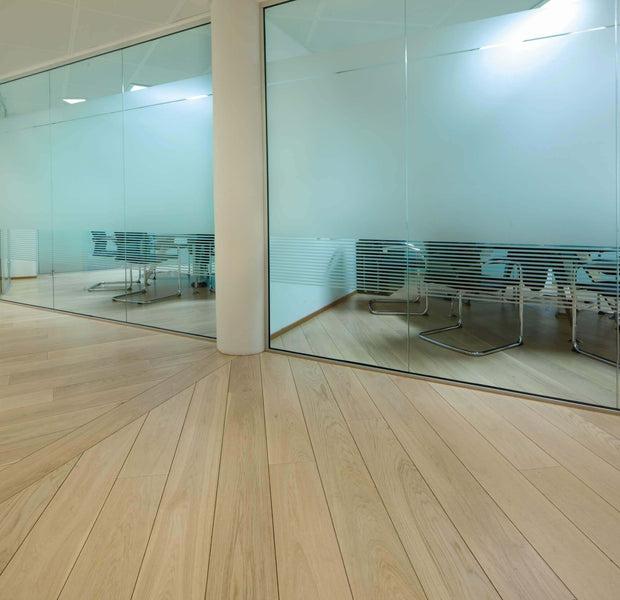Hardwax oil wood flooring.