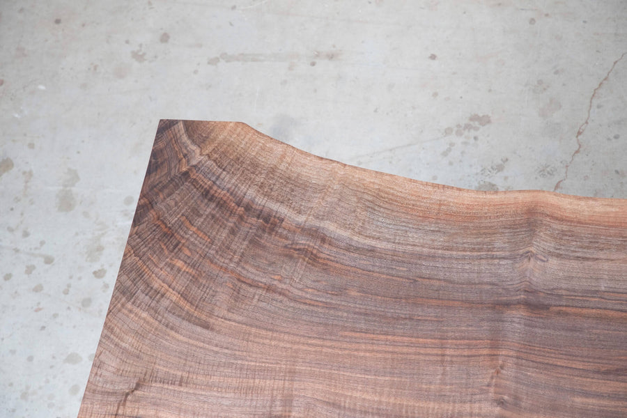 Unique wooden live edge finished with Rubio Monocoat.