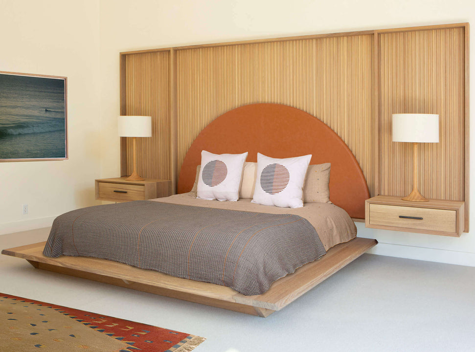 Solid Rift White Oak Modern Bed Frame — 1 of 3