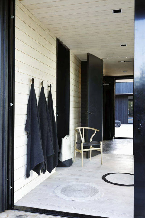 Wooden walls in private home finished with Rubio Monocoat.