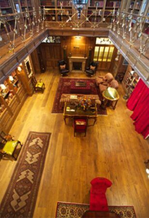 View from above of a wooden floor finished with Rubio Monocoat.