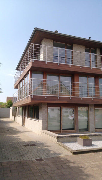 Three story home with Rubio Monocoat finish on it.