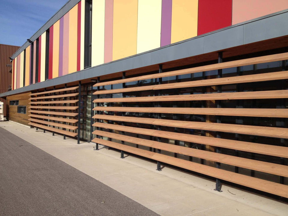 Larch wood finished with Rubio Monocoat.