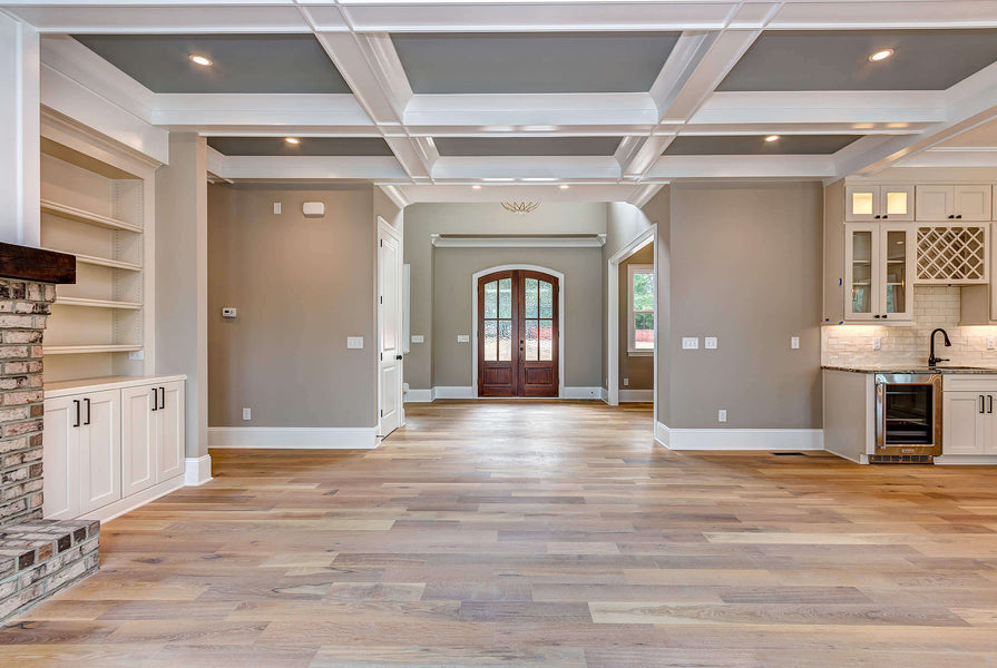 White oak floors finished with Rubio Monocoat products.