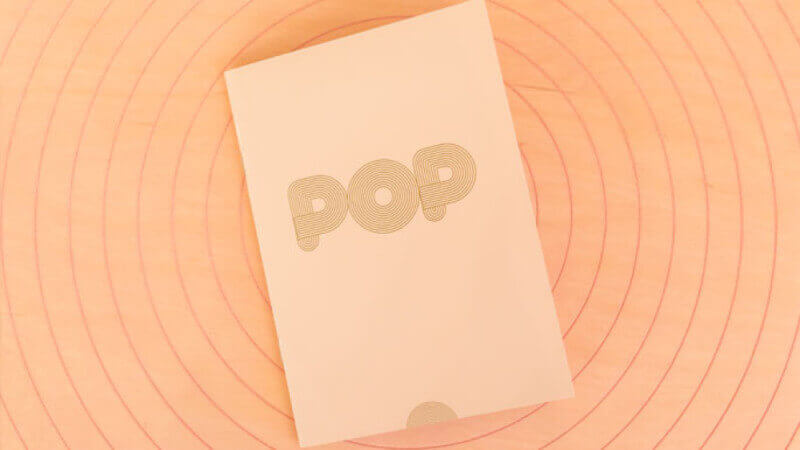 Pop restaurant branding.