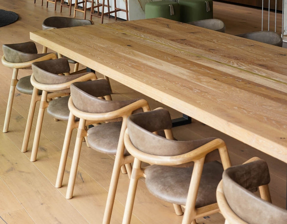 Dining Table with Brass Inlay — 4 of 4