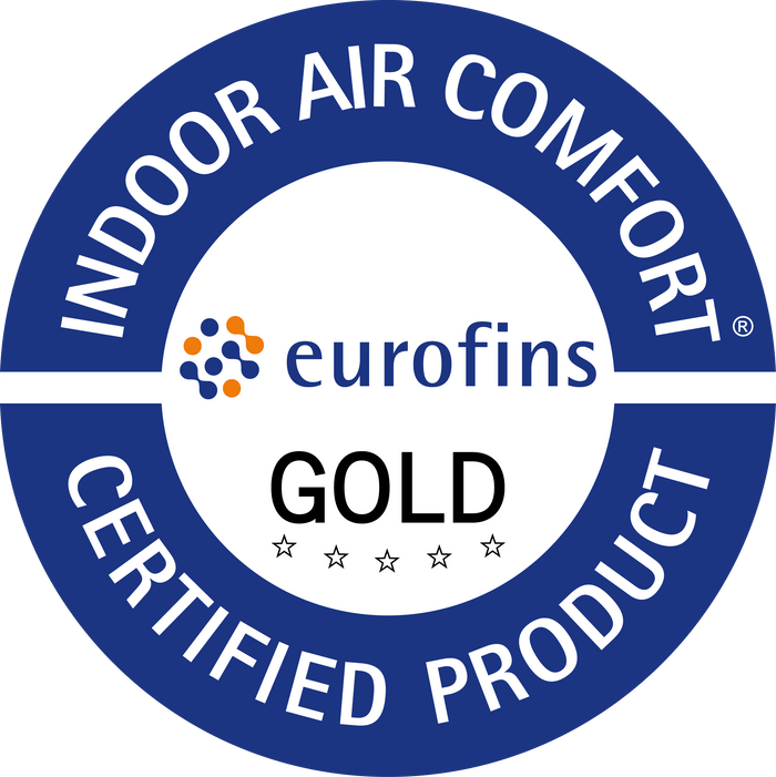 Rubio Monocoat is Eurofins indoor air comfort gold certified product icon