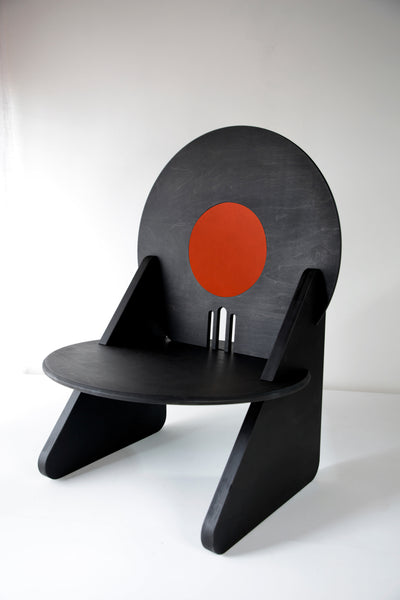 The Koro Chair is a Japanese-inspired design constructed by traditional Japanese joinery methods.