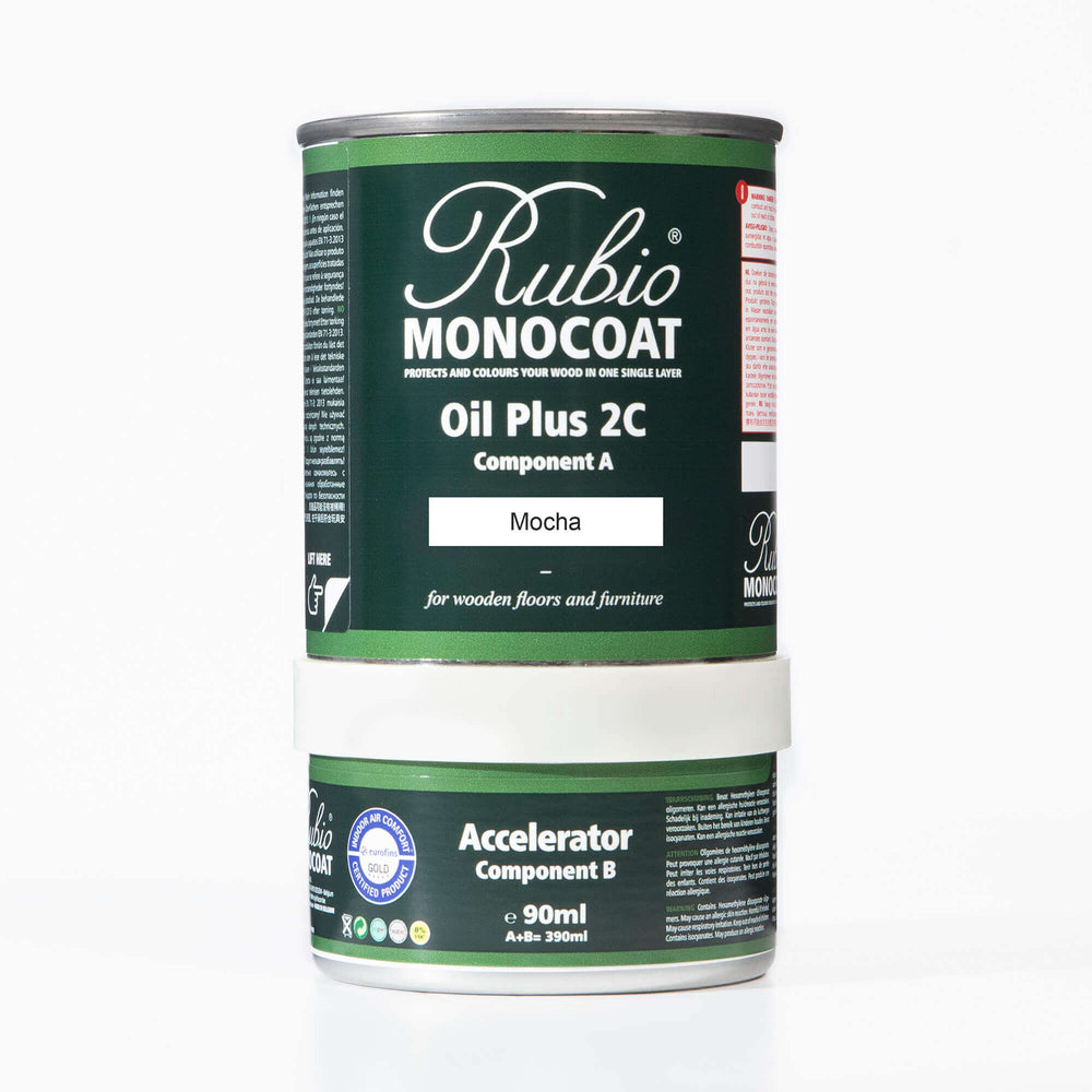 Rubio Monocoat Oil Plus 2C 390 Milliliter Mocha