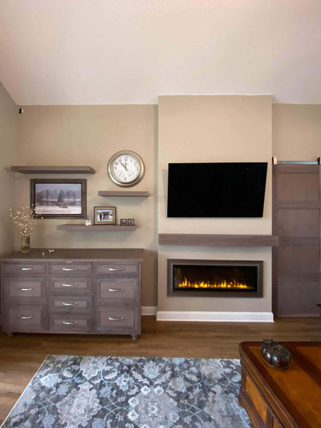 Beautiful room tied together with matching walnut furniture finished with Rubio Monocoat hardwax oil.