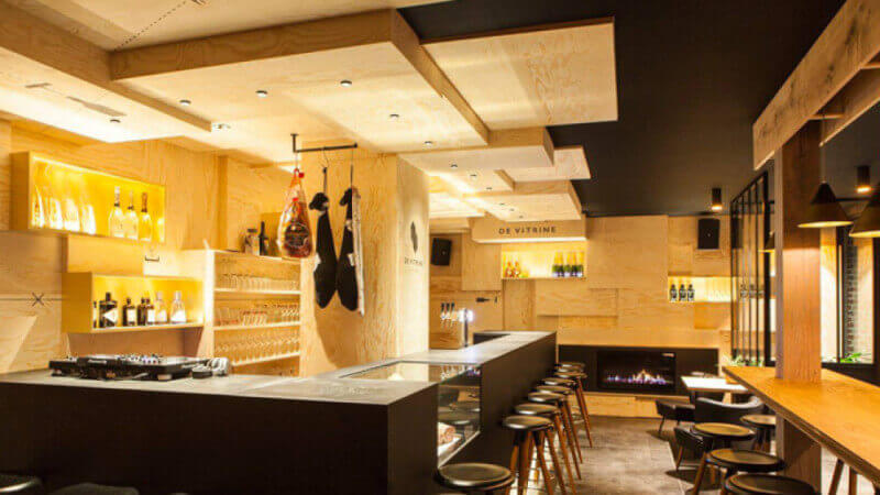 Restaurant in Belgium boasts Pine finished with Rubio Monocoat.