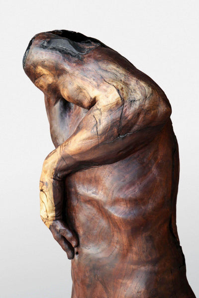Wooden torso finished with Rubio Monocoat.