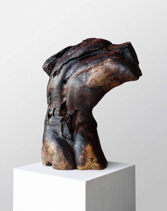 Wooden torso finished with Rubio Monocoat.