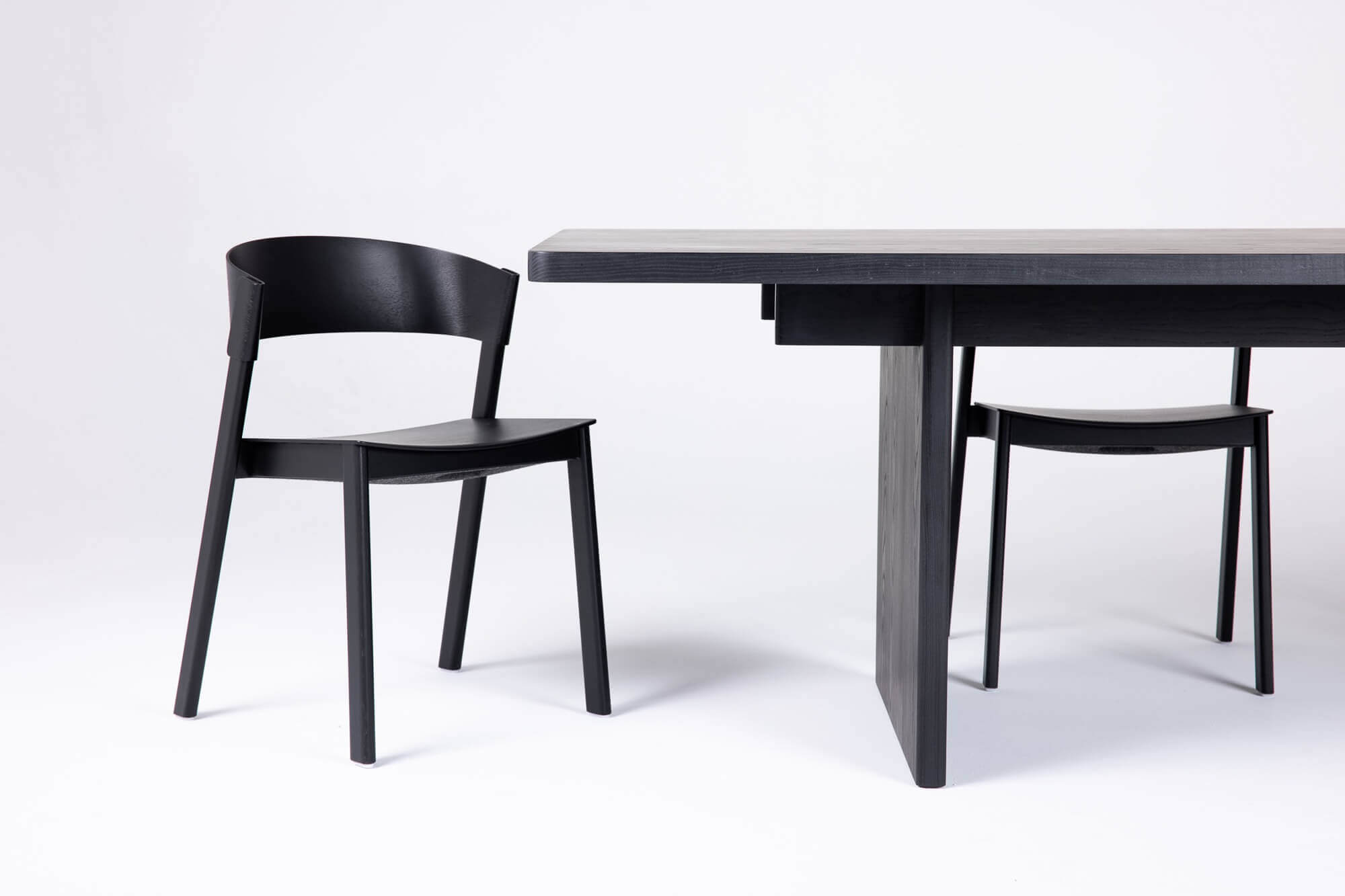 Black Stained Ash Dining Table – Rubio Monocoat Canada