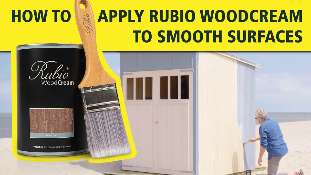 How to apply Rubio Monocoat WoodCream to smooth surfaces