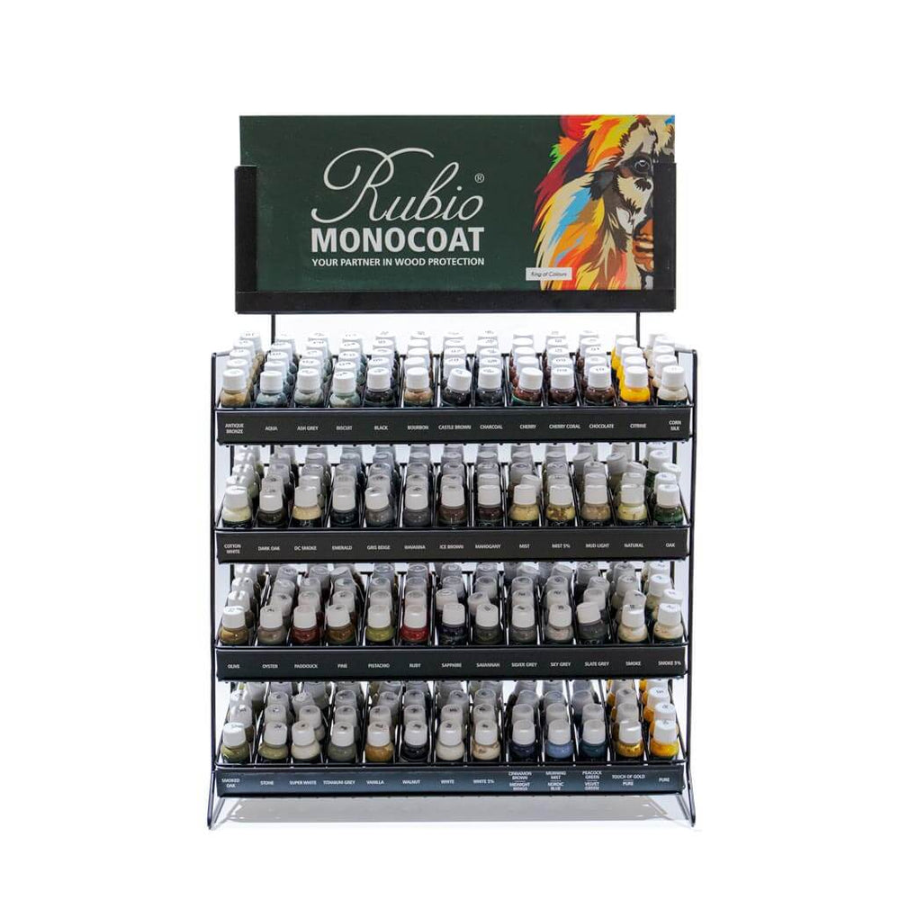Rubio Sample 20 mL Display Rack – Rubio Monocoat Canada